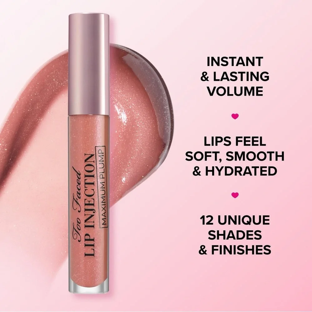 ✨ Too Faced Lip Injection Maximum Plump – Creamsicle Tickle ✨